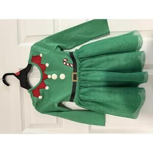 Old Navy Girls' Green Elf Tutu Dress Size 2T